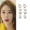 Jewelry from Kdrama Touch Your Heart Yoo In Na Inspired Pearl Dangle Earrings