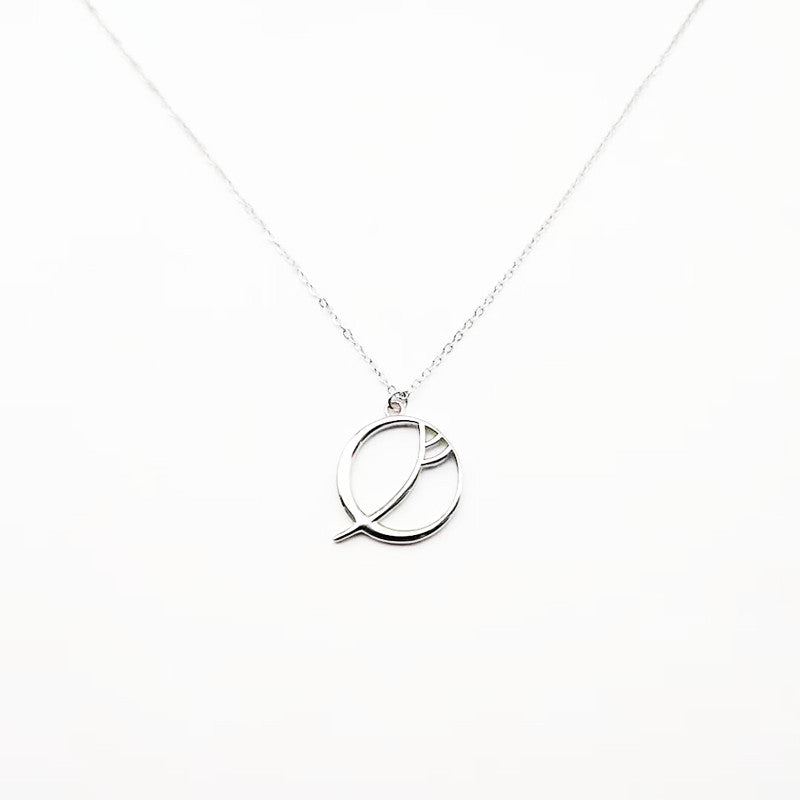 Goblin K- Drama - 'Ji Eun Tak's DESTIN' Accent Diamond Necklace in 925 sterling Silver, good 14K White Gold Over, K-Drama Jewellery.