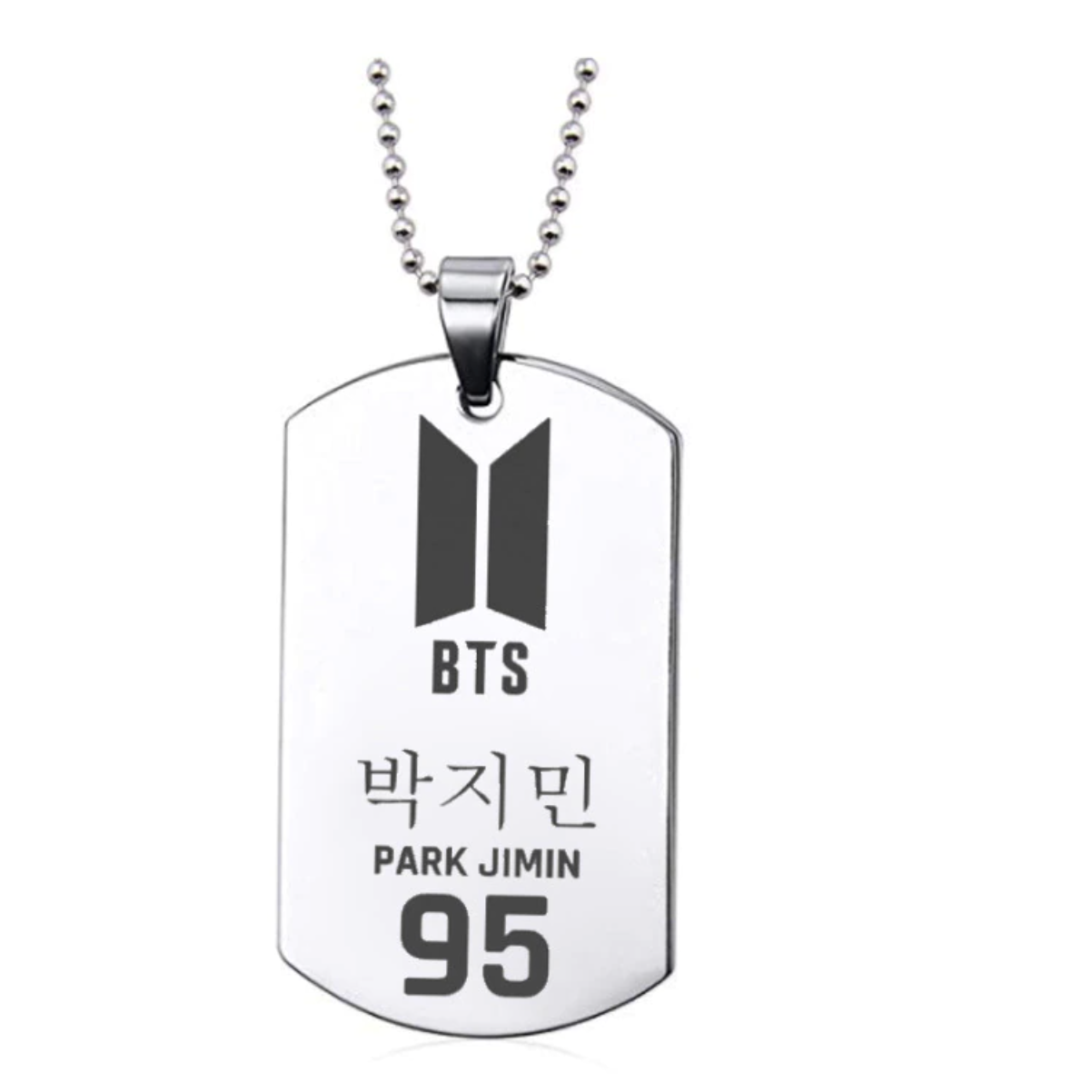Buy BTS ARMY Heart Necklace Silver Jimin Jungkook Taehyung V